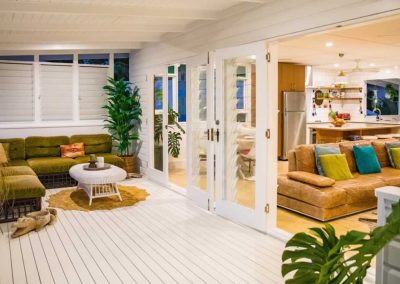 Family tropical beach house with pool