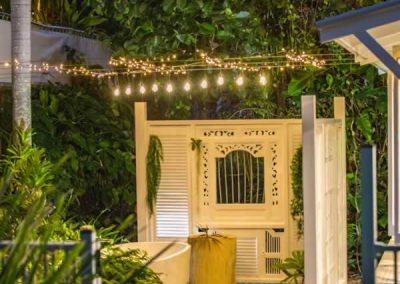 exotic tropical holiday house with pool