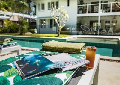 family holiday by the pool port douglas